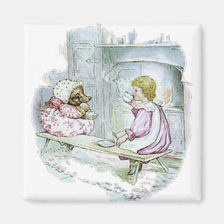 Mevrouw Tiggy-Winkle maakte Lucie een kopje thee Magneet