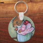 MEVROUW TITTLEMOUSE #2 After B. Potter Sleutelhanger (Voorkant)