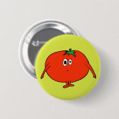 Mevrouw Tomato Ronde Button 5,7 Cm (Voorkant /achterkant)