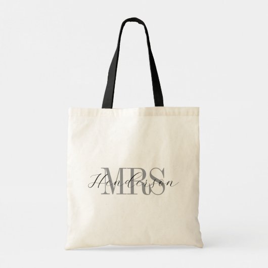 Mevrouw Tote Bag (Achterkant)