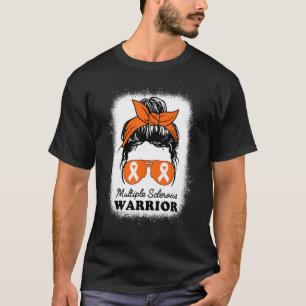 mevrouw Warrior Multiple Sclerosis Awareness Bun T-shirt