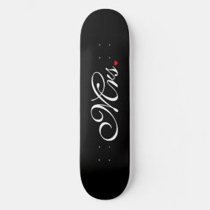 Mevrouw Wife Bride Zijn haar nieuwe widen Skateboard