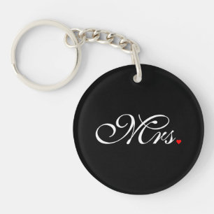 Mevrouw Wife Bride Zijn haar nieuwe widen Sleutelhanger