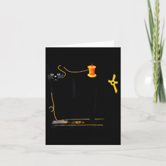 Mewing Machine Funny Quilting Craft Lover Quilter Kaart