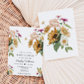 Mews Zonnebloem Herfst Herfst Baby shower Kaart