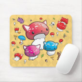 Mewshroom Decoration Mousepad Muismat (Met muis)