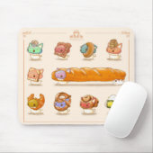 Mewshroom in de leesmousepad muismat (Met muis)