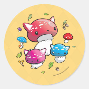 Mewshroom Sticker