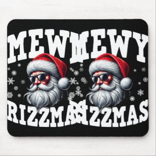 Mewy Rizzmas Kinder Tiener Funny Merry Christmas S Muismat