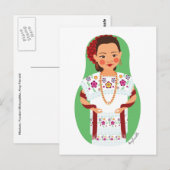 Mexicaan, Briefkaart van Yucatan Matryoshka (Voorkant / Achterkant)