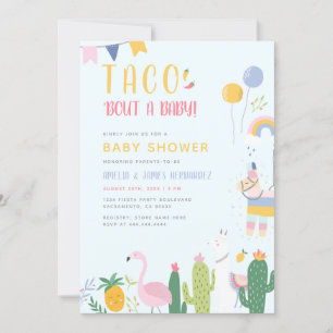 Mexicaan Fiesta Taco Bout A Baby Couple's Shower Kaart