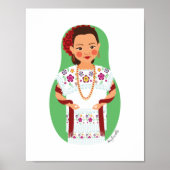 Mexicaan, Poster van Yucatan Matryoshka (Voorkant)