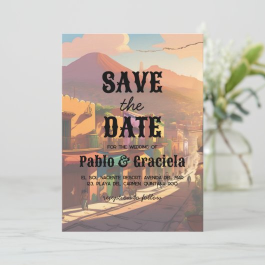 Mexicaan Sla de datum Kaart (Staand voorkant)