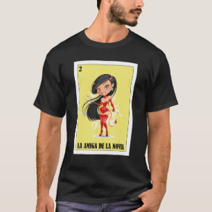Mexicaan voor bruiloften La Amiga de La Novia T-shirt