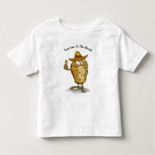 Mexicaans aardappelontwerp voor sombrero petten kinder shirts