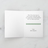 Mexicaans Afstuderen - Hartelijk dank Bedankkaart (Binnen)