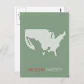 Mexicaans-Amerika Briefkaart (Voorkant / Achterkant)