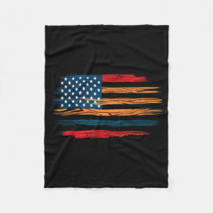 Mexicaans Amerikaanse vlag serape cinco de mayo vo Fleece Deken