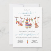 Mexicaans Baby shower Clothesline Kaart (Voorkant)