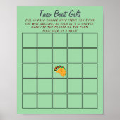 Mexicaans ✨ Baby shower Taco Bout Love Bingo Poster (Voorkant)