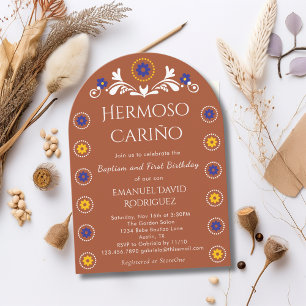 Mexicaans Barro Cielito Lindo Doop & 1e Verjaardag Kaart