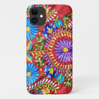 Mexicaans borduurontwerp iPhone 11 hoesje