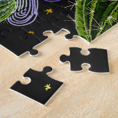 Mexicaans borduurwerk: Cactus Naadloos. Legpuzzel (Zijkant)