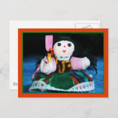 Mexicaans briefkaart van de doll (Voorkant / Achterkant)