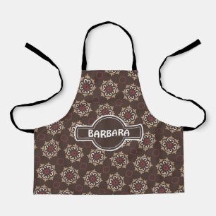 Mexicaans Bruin Roze Minimaal Patroon Schort