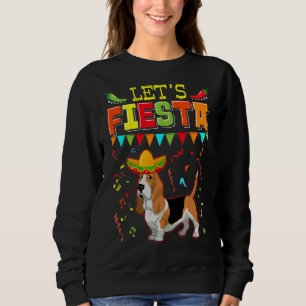 Mexicaans Cinco De Mayo Fiesta Let's Fiesta Basset Trui
