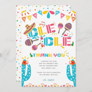 Mexicaans Dank je Feest Cactus Kaart