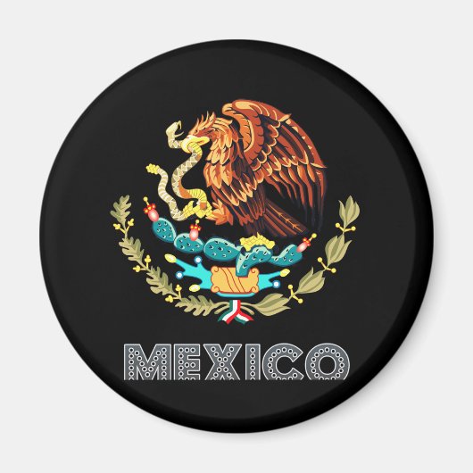Mexicaans embleem magneet (Voorkant)