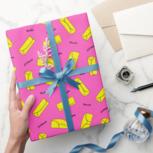 Mexicaans Eten Geïllustreerd Tortilla Patroon Cadeaupapier