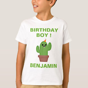 Mexicaans Feest Mooie Kawaii Cactus Verjaardagsfee T-shirt