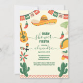 Mexicaans Fiesta Baby shower Kaart (Voorkant)