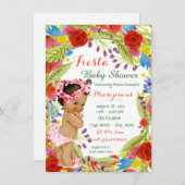 Mexicaans Fiesta Baby shower Kaart (Voorkant / Achterkant)