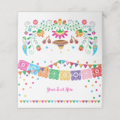Mexicaans Fiesta Bloem Otomi Confetti Feest Decora (Buitenkant ongevouwen)