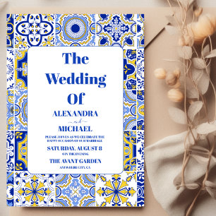 Mexicaans Fiesta Papel Picado Wedding Kaart