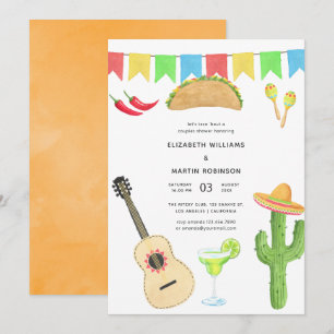 Mexicaans Fiesta Taco 'bout Love Koppel Bruisfeest Kaart