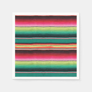 Mexicaans Fiesta-tapedrive Napkins Servetten