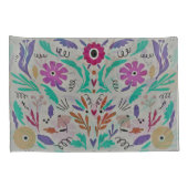 Mexicaans Floral Design Kussensloop (Achterkant-Rechts)