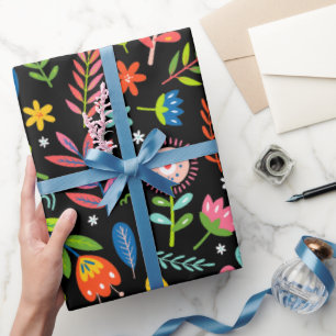 Mexicaans Floral wrapping Paper Cadeaupapier
