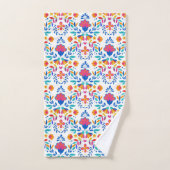 Mexicaans Folk Art Pattern Bad Handdoek (Handdoek)