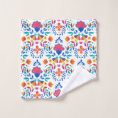 Mexicaans Folk Art Pattern Bad Handdoek (Wasdoekje)