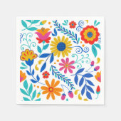 Mexicaans Folk Art Pattern Servet (Voorkant)