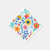 Mexicaans Folk Art Pattern Servet (Hoek)