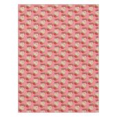 Mexicaans Fresas Con Crema aardbeien en crème Tafelkleed (Voorkant)