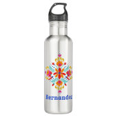 Mexicaans geïnspireerd Gepersonaliseerd Waterfles (Voorkant)