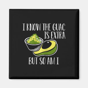 Mexicaans Guacamole Avocado Cinco de Mayo Magneet
