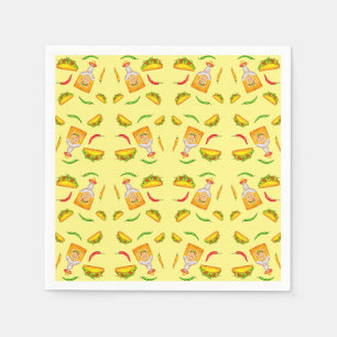 Mexicaans Hispanisch eten Tacos Tequila Servet